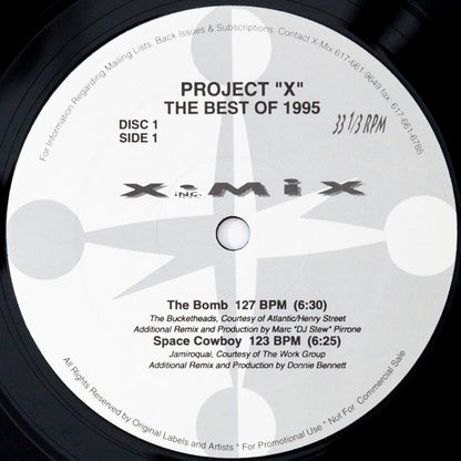 Various : Project "X" The Best Of 1995 (3x12", Promo)