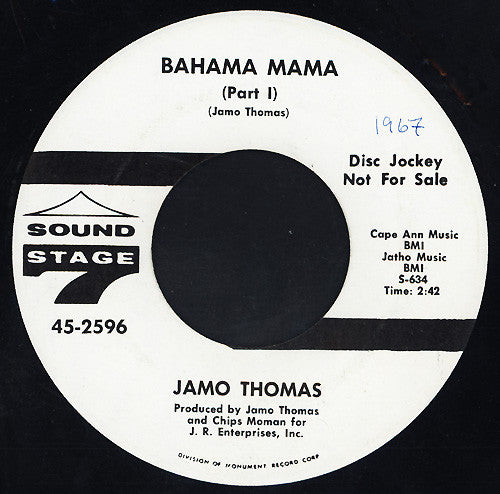 Jamo Thomas : Bahama Mama (7", Promo)