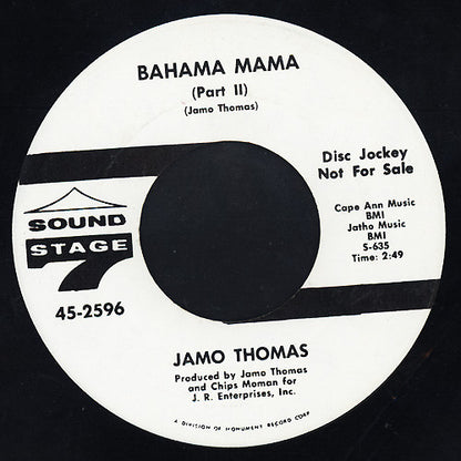 Jamo Thomas : Bahama Mama (7", Promo)