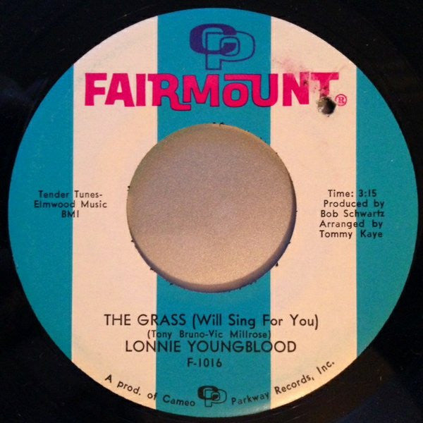 Lonnie Youngblood : The Grass (Will Sing For You) (7", Single)