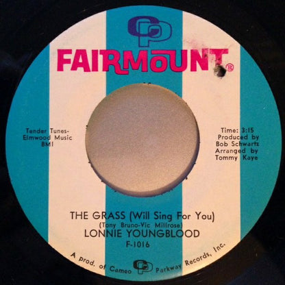 Lonnie Youngblood : The Grass (Will Sing For You) (7", Single)