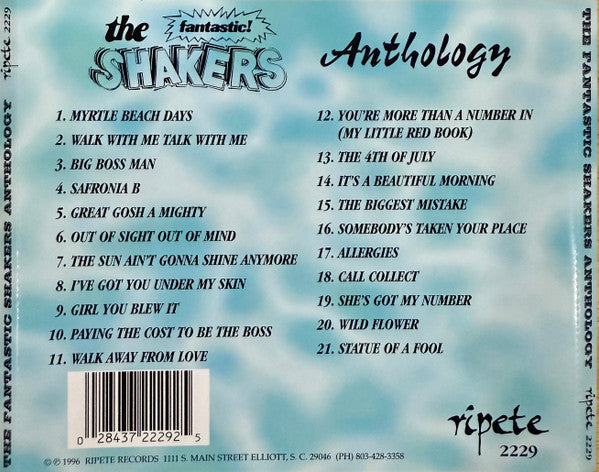 The Fantastic Shakers : Anthology (CD, Comp)