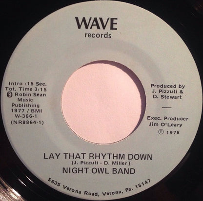 Night Owl Band : Lay That Rhythm Down (7")