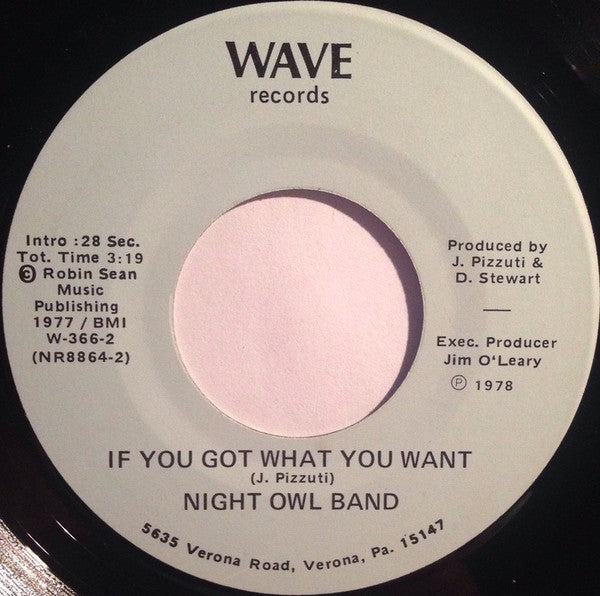 Night Owl Band : Lay That Rhythm Down (7")