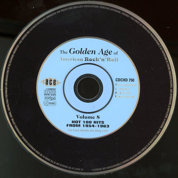 Various : The Golden Age Of American Rock 'N' Roll Volume 8 (CD, Comp, Doc)