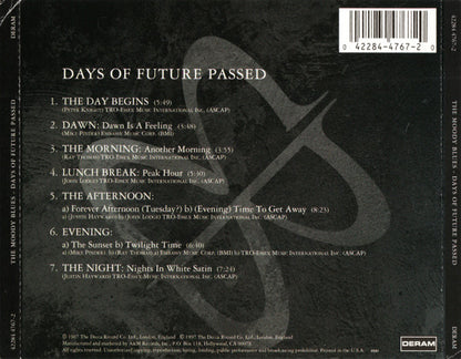The Moody Blues With The London Festival Orchestra Conducted By Peter Knight (5) : Days Of Future Passed (CD, Album, RE, RM)