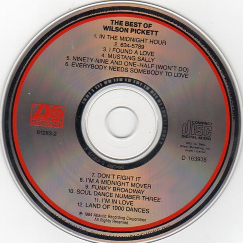 Wilson Pickett : The Best Of Wilson Pickett (CD, Comp, Club)