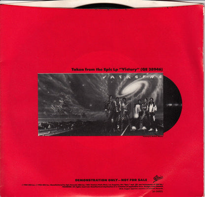 The Jacksons : State Of Shock (7", Single, Promo)
