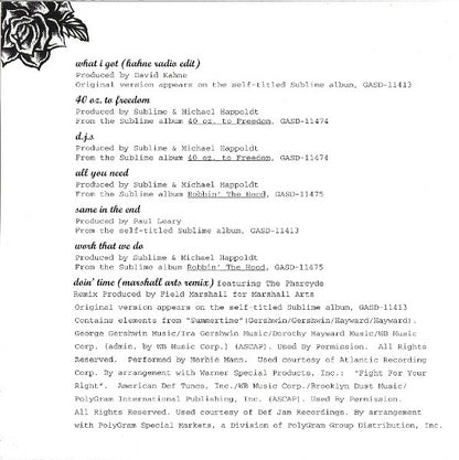 Sublime (2) : What I Got: The 7 Song EP (CD, EP, Club, CRC)