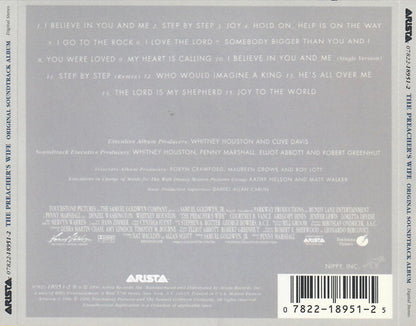 Whitney Houston : The Preacher's Wife (Original Soundtrack Album) (CD, Album, Ltd, Len)