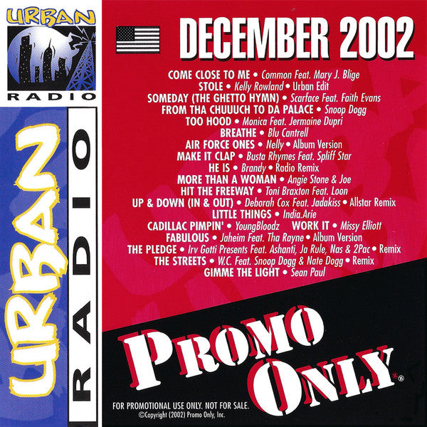 Various : Promo Only Urban Radio: December 2002 (CD, Comp, Promo)