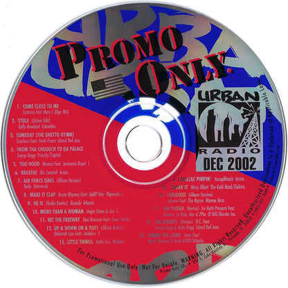 Various : Promo Only Urban Radio: December 2002 (CD, Comp, Promo)