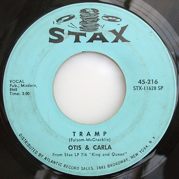 Otis Redding & Carla Thomas : Tramp / Tell It Like It Is (7", Single, Spe)