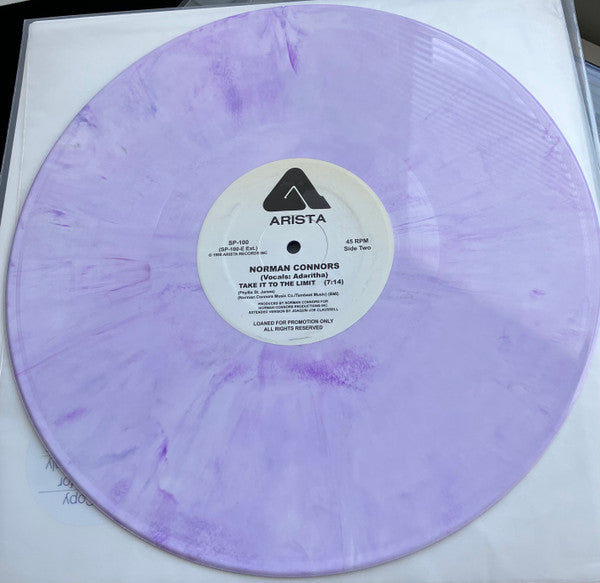 Norman Connors : Take It To The Limit (12", Promo, RE, Pur)