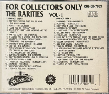 Various : Collectables Presents For Collectors Only: Volume 1 "The Rarities" (2xCD, Comp, Dis)