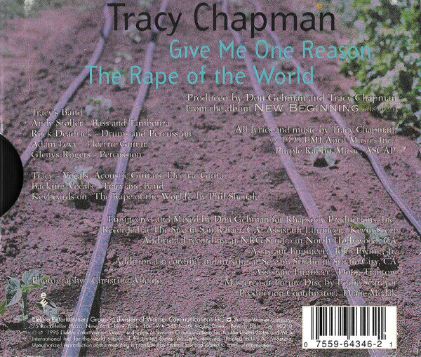Tracy Chapman : Give Me One Reason (CD, Single)