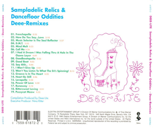 Deee-Lite : Sampladelic Relics & Dancefloor Oddities (CD, Comp, P/Mixed)