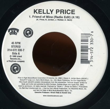 Kelly Price : Friend Of Mine (7", Single)