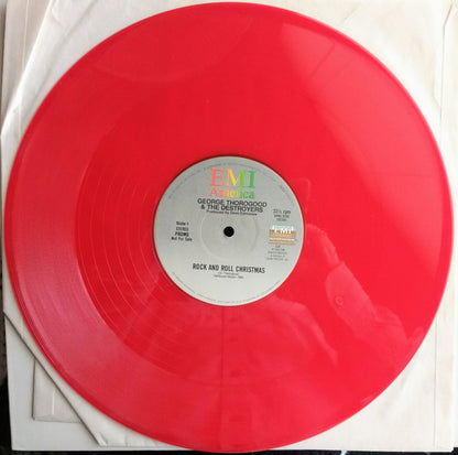 George Thorogood & The Destroyers : Rock And Roll Christmas / New Year's Eve Party (12", Single, Promo, Red)
