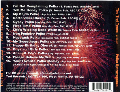 The Trel Tones : Polka Extravaganza (CDr, Album)