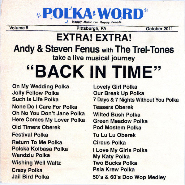 The Trel Tones : Back In Time (CDr, Album)