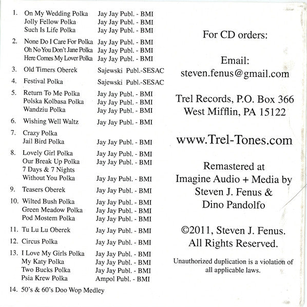 The Trel Tones : Back In Time (CDr, Album)