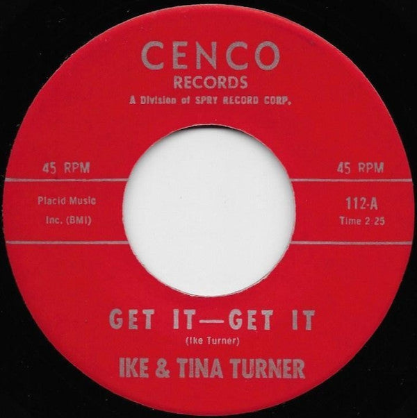 Ike & Tina Turner : Get It - Get It / You Weren't Ready (For My Love) (7", Single)