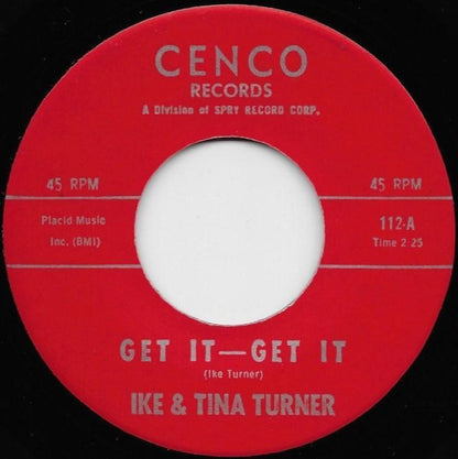 Ike & Tina Turner : Get It - Get It / You Weren't Ready (For My Love) (7", Single)
