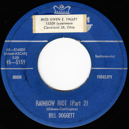 Bill Doggett : Rainbow Riot (7")