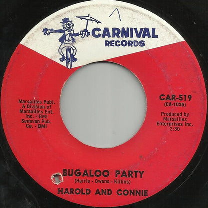 Harold And Connie : Bugaloo Party / Everybody's Doing It (7", Single)