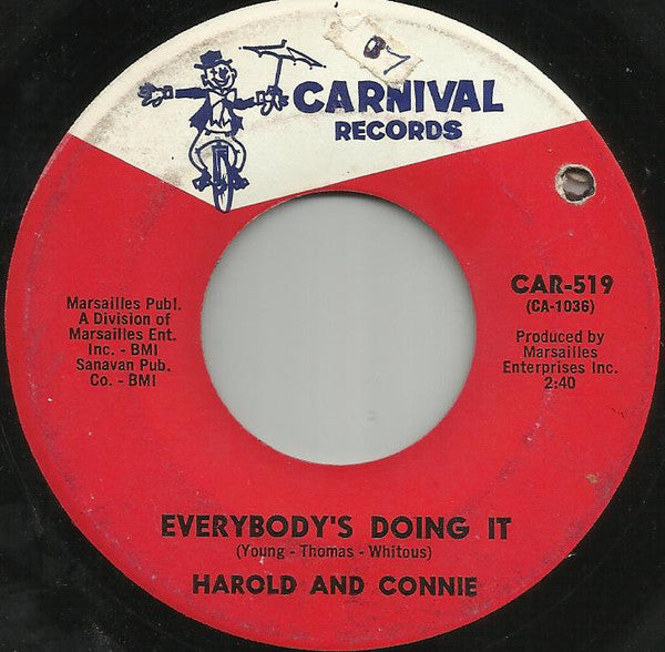 Harold And Connie : Bugaloo Party / Everybody's Doing It (7", Single)