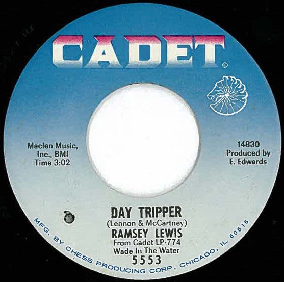 Ramsey Lewis : Day Tripper / Rudolph The Red-Nosed Reindeer (7", Single)