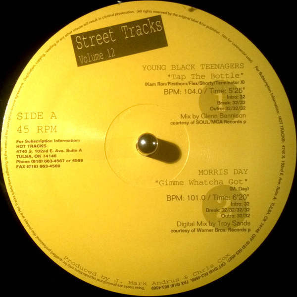 Various : Street Tracks Volume 12 (12", Comp, Promo)
