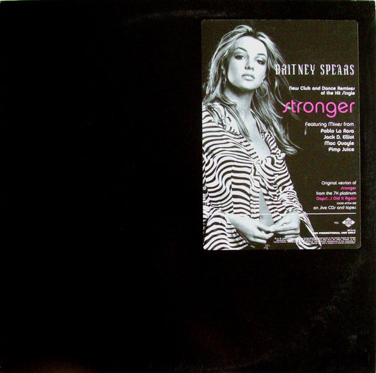 Britney Spears : Stronger (12", Promo)