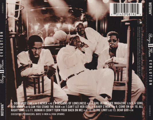 Boyz II Men : Evolution (CD, Album, PMD)