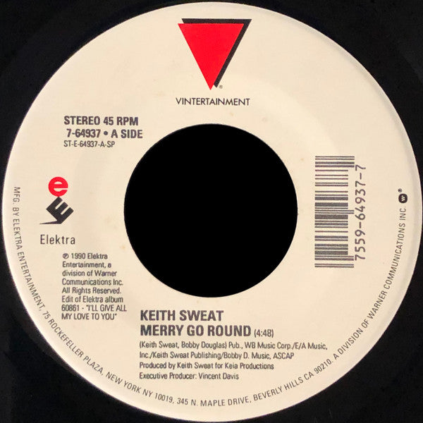 Keith Sweat : Merry Go Round (7", Single)