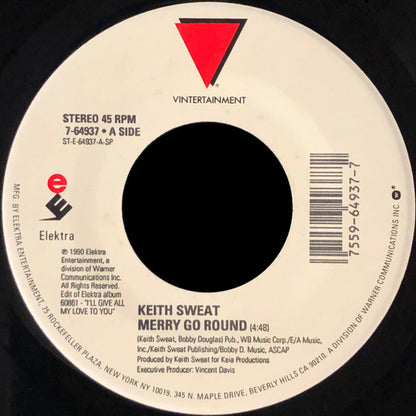 Keith Sweat : Merry Go Round (7", Single)