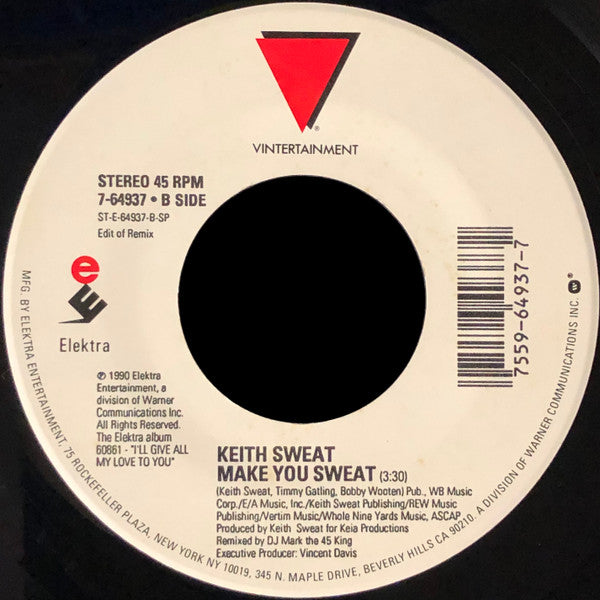 Keith Sweat : Merry Go Round (7", Single)