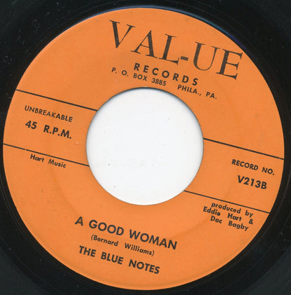 The Blue Notes (3) : My Hero / A Good Woman (7")