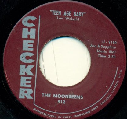 The Moonbeems : Teen Age Baby / Cryin' The Blues (7")
