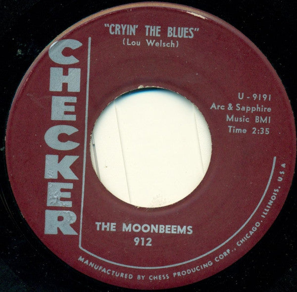 The Moonbeems : Teen Age Baby / Cryin' The Blues (7")