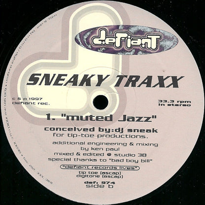 DJ Sneak : Sneaky Traxx (12")