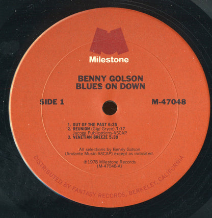 Benny Golson : Blues On Down (2xLP, Comp)
