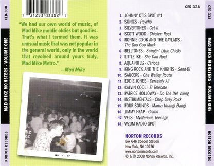 Various : Mad Mike Monsters Volume 1 - A Tribute To Mad Mike Metrovich (CD, Comp)