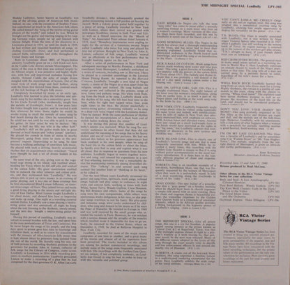 Leadbelly : The Midnight Special (LP, RE, Ind)