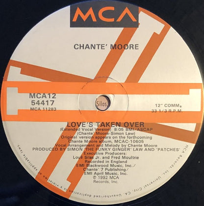 Chanté Moore : Love's Taken Over (12", Single)
