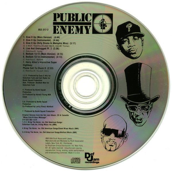 Public Enemy : Give It Up (CD, Maxi)