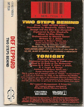 Def Leppard : Two Steps Behind (Cass, Single)