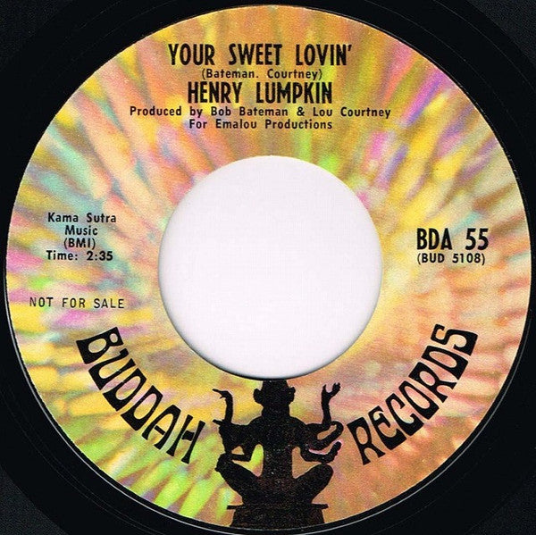 Henry Lumpkin : Honey Hush / Your Sweet Lovin' (7", Promo, Styrene)