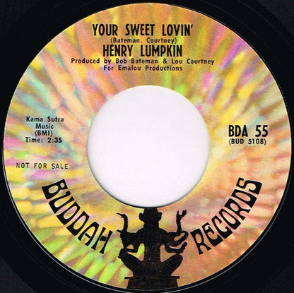 Henry Lumpkin : Honey Hush / Your Sweet Lovin' (7", Promo, Styrene)
